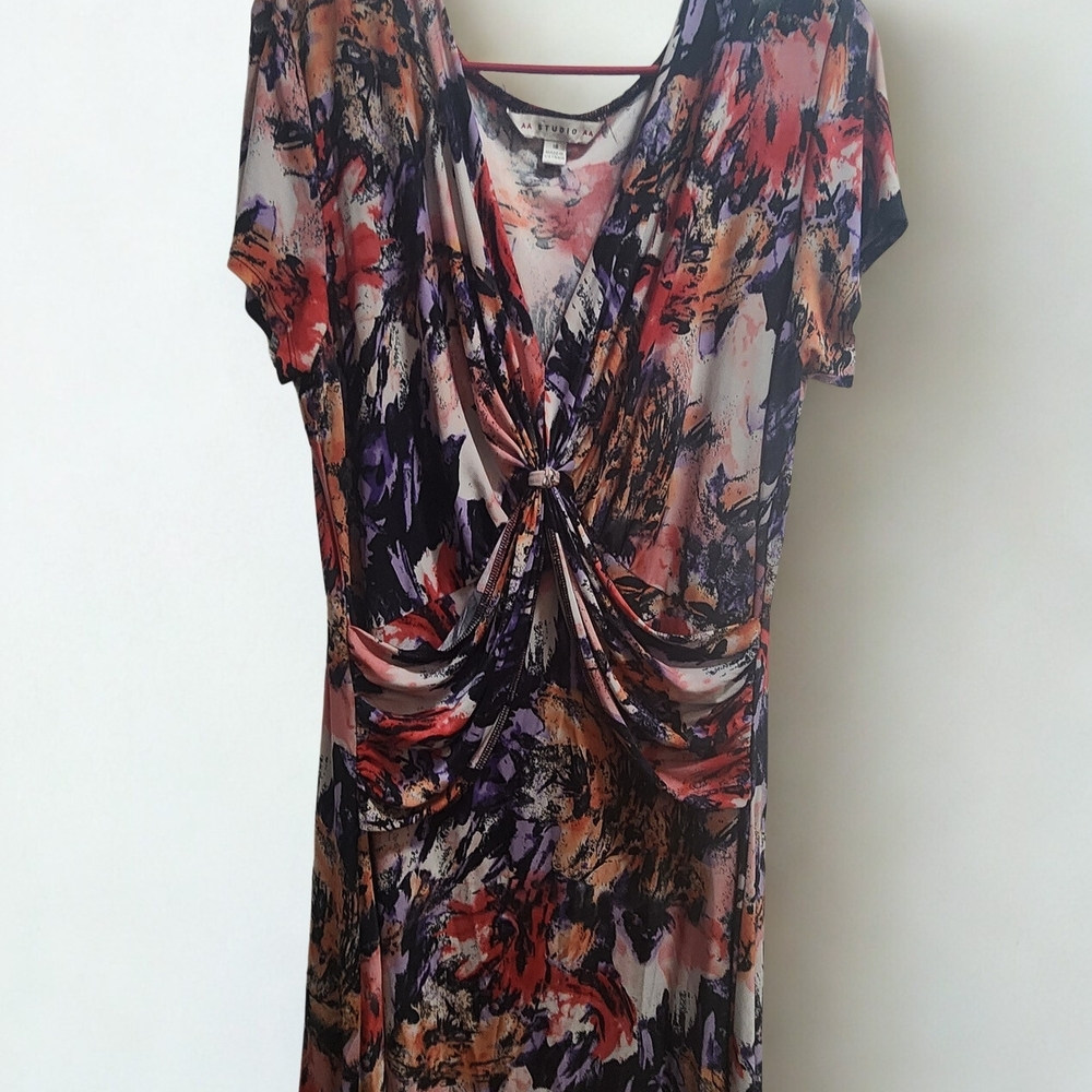 AA Studio AA Abstract Knot Front Dress Size 18